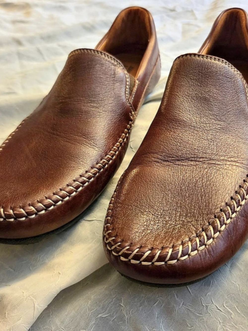 Johnston & Murphy Men's Leather Loafers Brown | M size 11